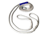 5/8" X 15' Three Strand Double Mooring Pendant 100% Nylon Rope with Stainless Steel Thimble (TS 10400 Lbs.) Made in USA. - dbRopes
