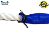 3/4" X 6' Three Strand Mooring Pendant 100% Nylon Rope with Thimble and Chafe Guard. Made in USA. - dbRopes