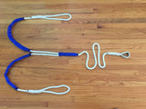 3/4" X 12' Three Strand Double Mooring Pendant 100% Nylon Rope with SS Thimble with Chafe Guards - dbRopes