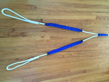 3/4" X 12' Three Strand Double Mooring Pendant 100% Nylon Rope with SS Thimble with Chafe Guards - dbRopes