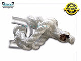 1/2" X 15' Three Strand Mooring Pendant 100% Nylon Rope without Thimble. (TS 6400 Lbs.) Made in USA. FREE EXPEDITED SHIPPING - dbRopes
