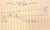 Colgante personalizado de amarre doble de 5/8" x 12' de tres hebras 100% cuerda de nailon con dedal de acero inoxidable (resistencia a la tracción 10400 lbs.) Fabricado en EE. UU.