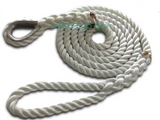 3/4" X 15' Three Strand Mooring Pendant 100% Nylon Rope with Thimble. (Tensile Strength 13800 Lbs.) Made in USA. FREE EXPEDITED SHIPPING - dbRopes