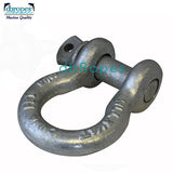 5/8" Screw Pin Anchor Shackle, Galvanized, 3-1/4 Ton Working Load Limit (6500 Lbs) - dbRopes