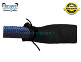 DBROPES 5/8" x 8' Double Braid Mooring Pendant Line 100% Nylon High Quality Rope with Stainless Steel Thimble and Chafe Guard. - dbRopes