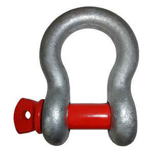 5/8" Carbon Steel Screw Pin Anchor Shackle, Galvanized, 3-1/4 Ton Working Load Limit (6500 Lbs). FREE EXPEDITE SHIPPING - dbRopes