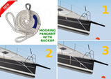 5/8 x 10 DriftProof Mooring Pendant with Backup Line. 3 Strand 100% Nylon rope with Thimble.  Made in USA  *****LAUNCH OFFER***** - dbRopes