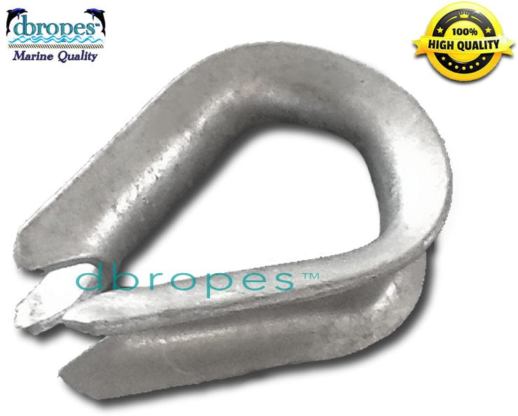 2 Pcs x 1/2" Duty Thimbles Galvanized.