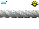 3/4" X 12' Three Strand Mooring Pendant 100% Nylon Rope with Thimble and Chafe Guard. (TS 13800 Lbs.). Made in USA. - dbRopes