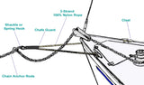 1/2" X 15' Three Strand Anchor Snubber Lines - dbRopes