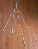 Custom Pac of two double Hanging Lines 3/8" + 1/2" Shackle