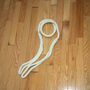 5/8" x 25' Three Strand Mooring Pendant 100% Nylon Rope with Soft eye on both end + One Marine Snap, Swivel Eye Stainless Steel 3/4" - dbRopes